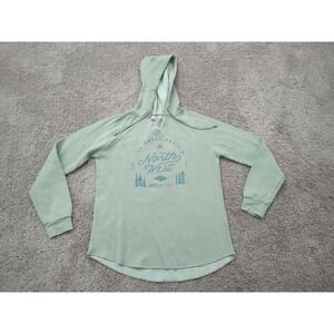 The Great Pacific North West Hoodie Womens S Pullover Independent Trading Green